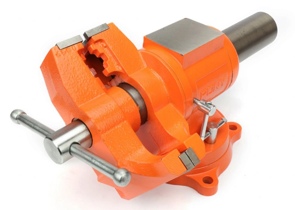 Svěrák otočný ve dvou osách PONY JORGENSEN Heavy Duty  - rozpětí čelistí 12,5 cm