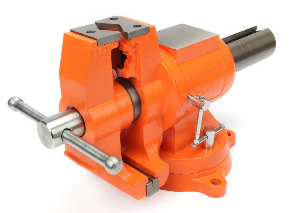 Svěrák otočný ve dvou osách PONY JORGENSEN Heavy Duty  - rozpětí čelistí 12,5 cm